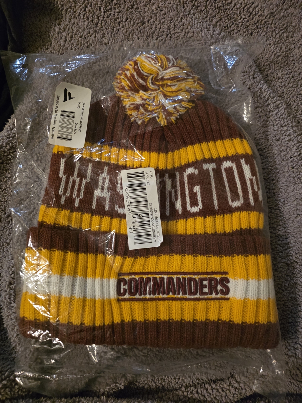 Washington Commanders Beanie